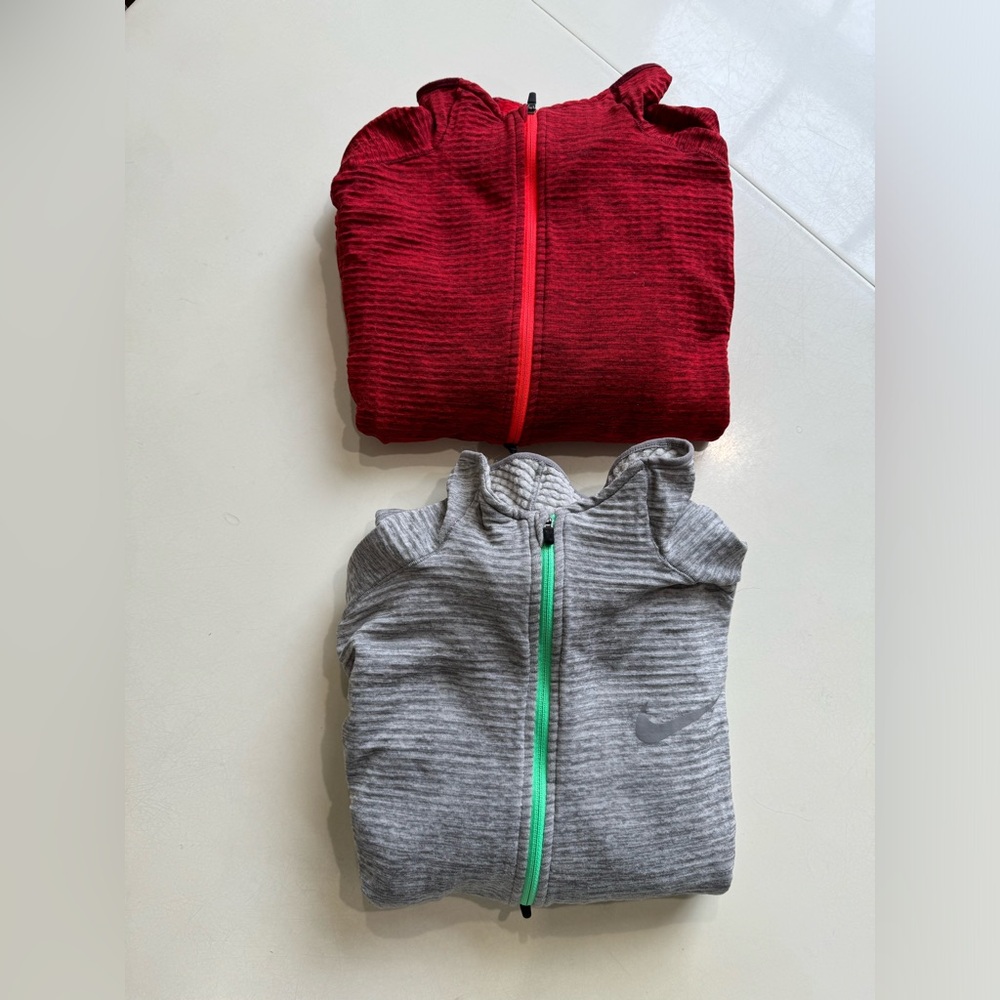 Two Mens Nike Element Half Zip Sphere Running Pullover Fleece